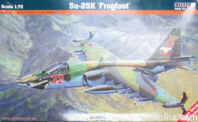 Maketa avion Sukhoi Su-25 K Frogfoot Suhoj