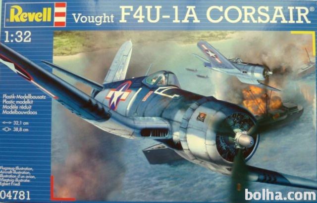 Maketa avion Vought F4U-1A Corsair _N_ 1/32