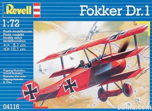 Maketa Fokker Dr.I