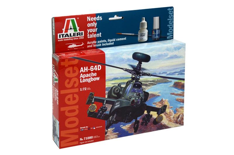 Maketa helikopter AH-64D Longbow Apache GIFT SET