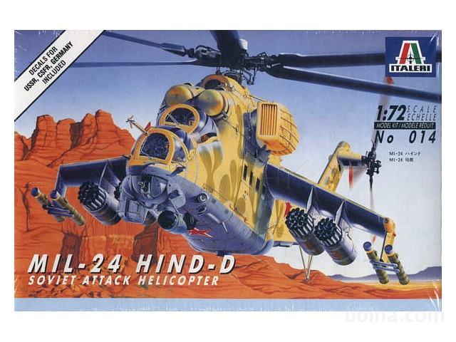 Maketa helikopter Mil Mi-24 Hind D