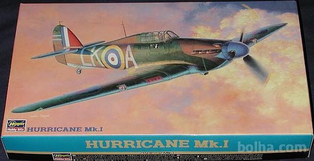 Maketa letalo avion Hawker Hurricane Mk. I 1/48 1:48