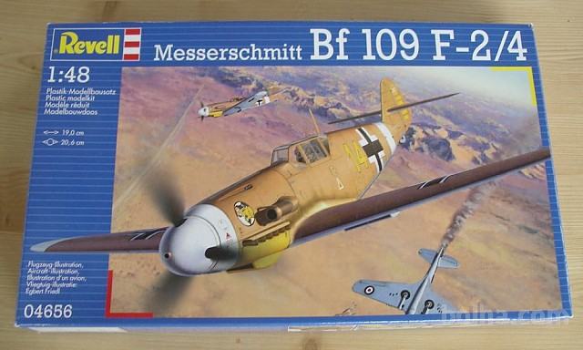 Maketa letalo Messerschmitt Bf 109 F-2/4 1/48