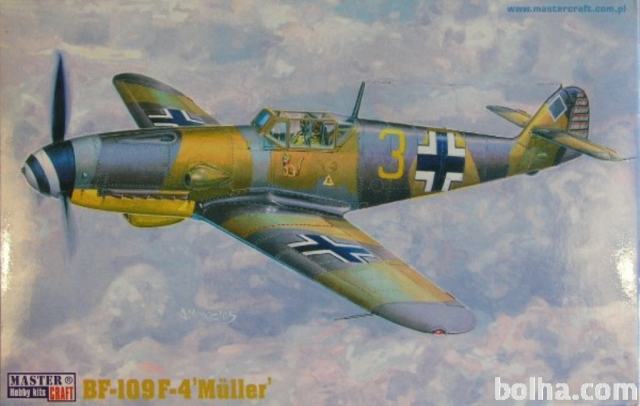 Maketa Messerschmitt Bf 109 F-4 Muller