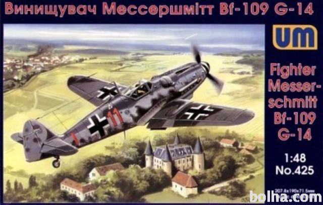 Maketa Messerschmitt Bf 109 G-14 NDH 1/48
