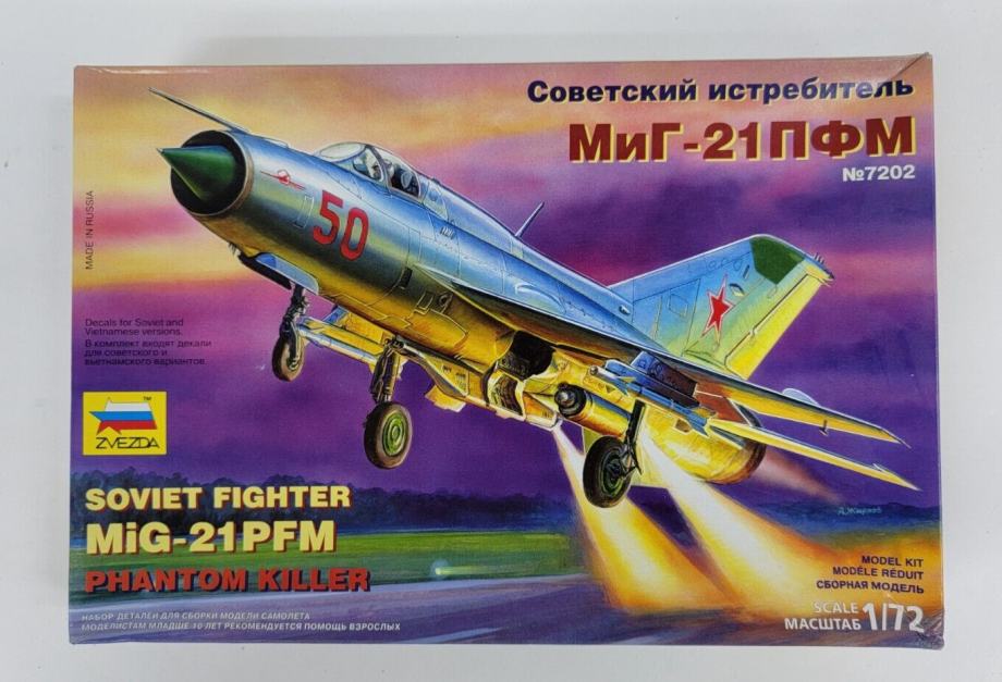 Maketa MiG-21 PFM 1/72 1:72