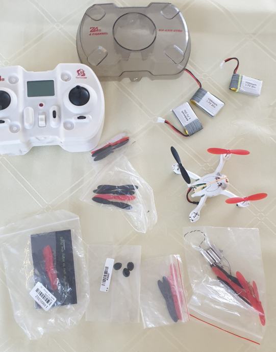 Mini quadcopter rezervni deli