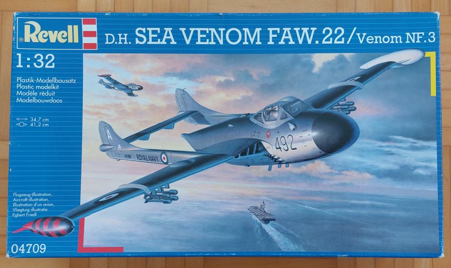 Revell 04709 1:32 D.H. Sea Venom FAW.22/Venom NF.3