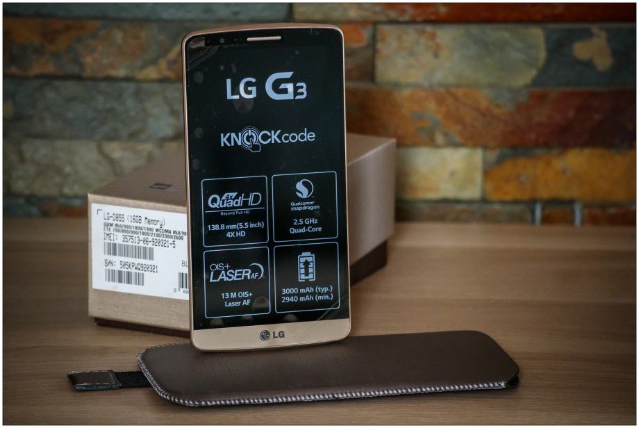 Pametni telefon LG G3 - zlat