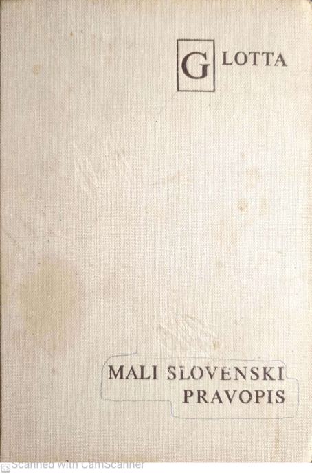 MALI SLOVENSKI PRAVOPIS - Stanko Bunc