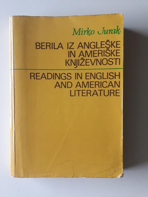 MIRKO JURAK, BERILA IZ ANGLEŠKE IN AMERIŠKE KNJIŽEVNOSTI