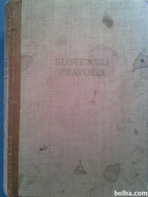 SLOVENSKI PRAVOPIS - 1962