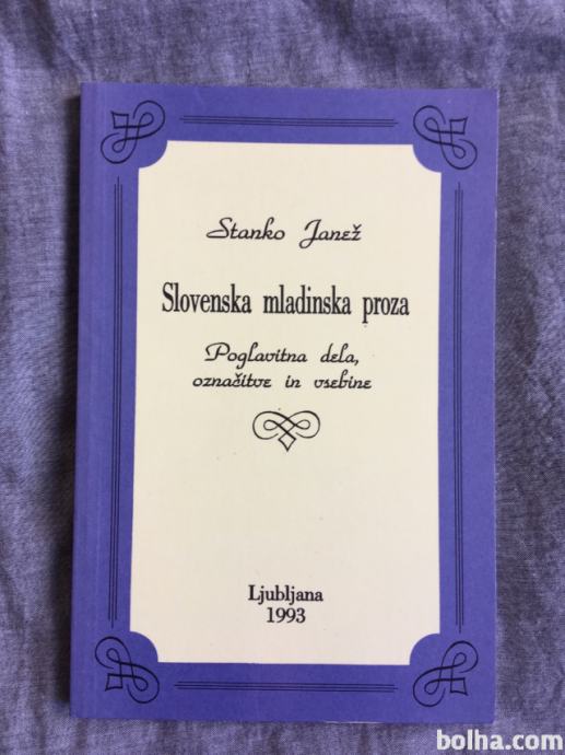 Stanko Janež - Slovenska mladinska proza
