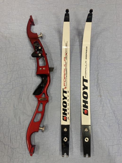 Riser Hoyt Formula Excel 25 Pouces - Gaucher - Rouge (Occasion)