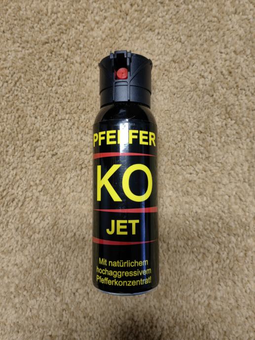 Obrambni sprej solzilec peper spray KO Jet pfeffer spray 100ml