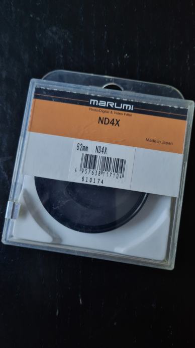 Marumi ND4X, ND filter, 62mm