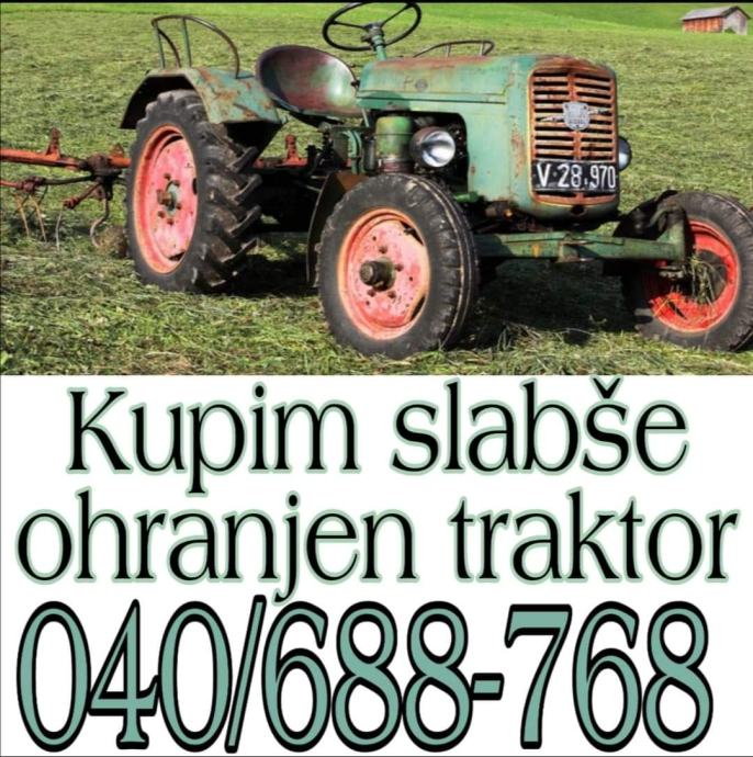 Kupim traktor v okvari 040688768