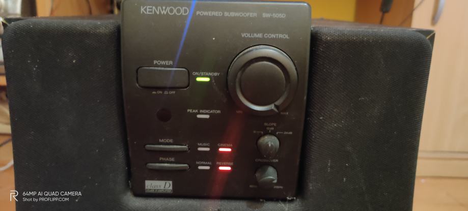 SUBWOOFER KENWOOD 5W-505D