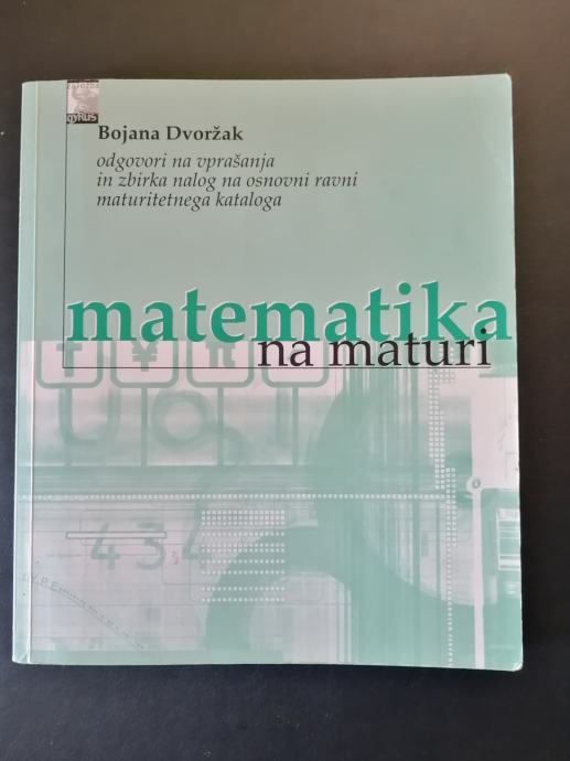 2 Knjigi za matematiko za maturo