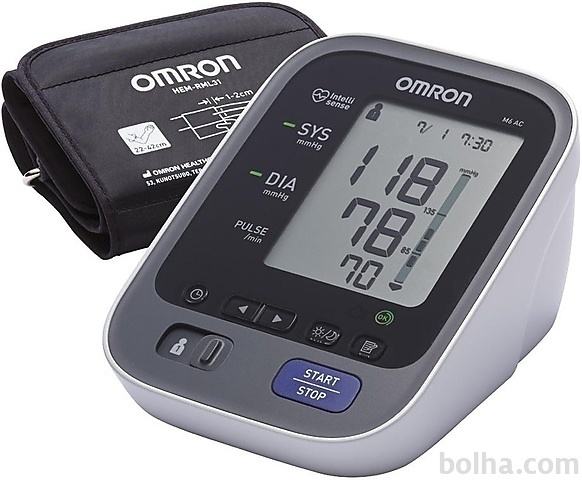OMRON M6 AC Intellisense avtomatski nadlaktni merilnik krvnega tlak...
