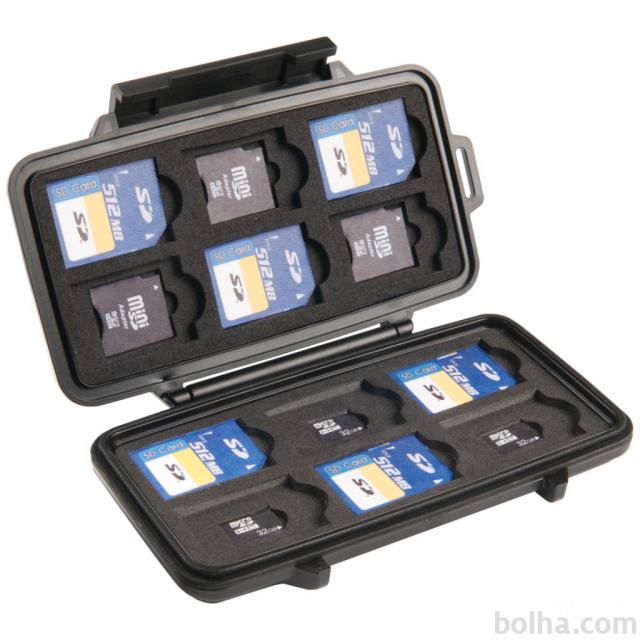 Kovček/škatla za shranjevanje SD kartic Peli 0915