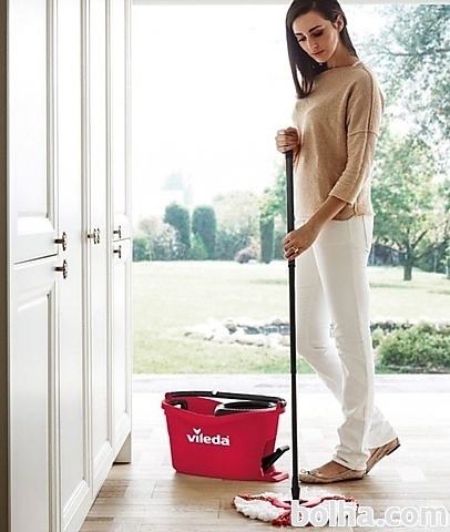 VILEDA Turbo Mop Colors 158694 rdeč komplet za čiščenje