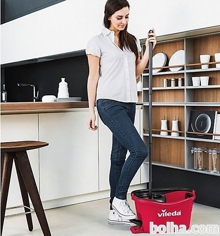 VILEDA Turbo Mop Colors 158694 rdeč komplet za čiščenje