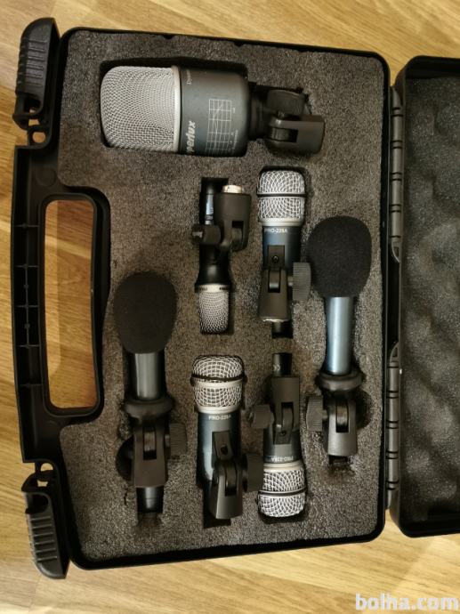 Set mikrofonov za bobne Superlux DRKB5C2MKII / GIANT 7 MIC