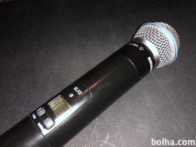 Shure SLX 2 Brezžični Mikrofon / Beta 58A / S6