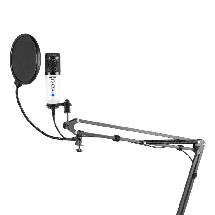 VONYX CMS320W Studijski Mikrofon Studijski Mikrofoni USB ECHO