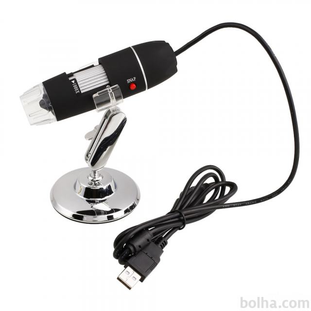 Mikroskop digitalni USB model 2019 do 1600 x povečava