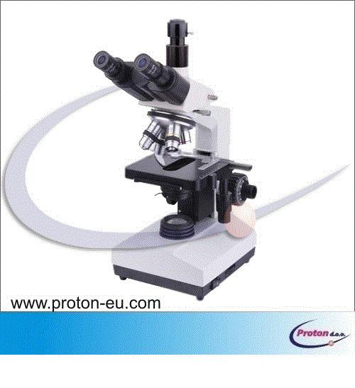 Profi mikroskop 1600x Proton trinokularni