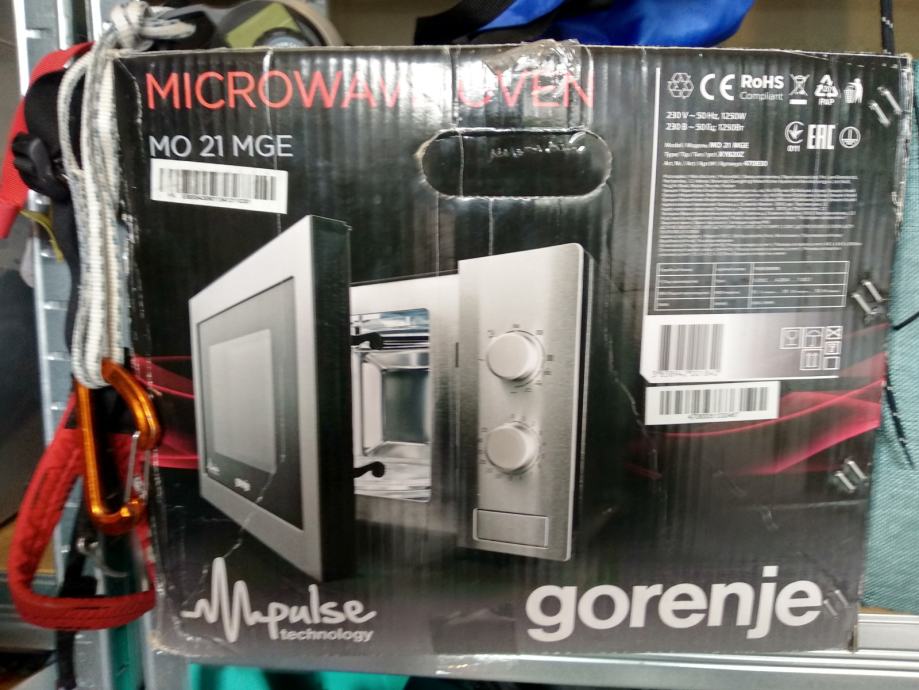Gorenje Pulse Mikrovalovna pecica z zar funkcijo