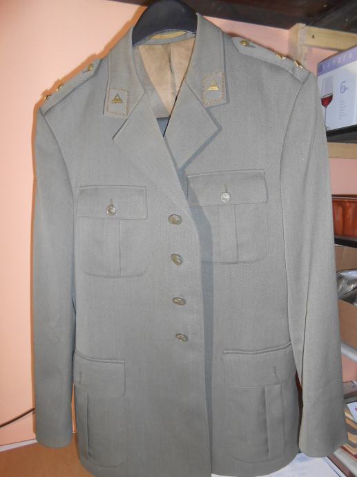 JNA oficirska obleka poročnik- jakna hlače