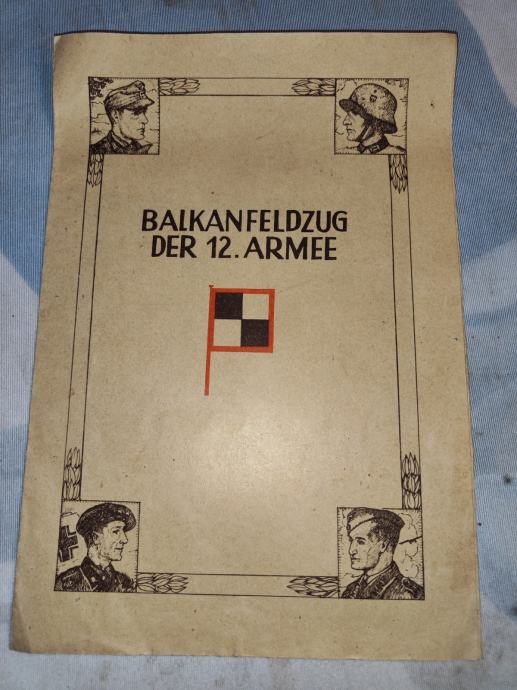 Letak 'Balkanfeldzug der 12. Armee', ww2