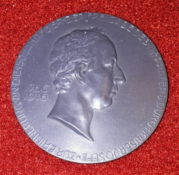 Medalja 1916 Habsburški cesar Jožef II.