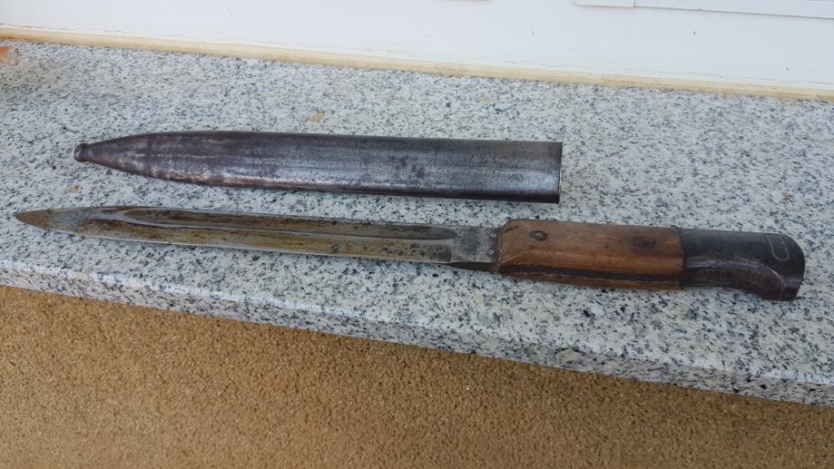 Nož WW2 bajonet K98, cof 44 nemški nacistični bajonet,+ original toka