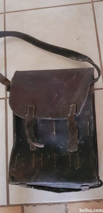 Zelo stara oficirska usnjena torba