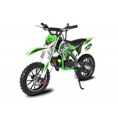 Mini Moto 49ccm3 KXD II GAZZELE / green 10 ali 7.5col kolesa 49 cm3, 2024 l.