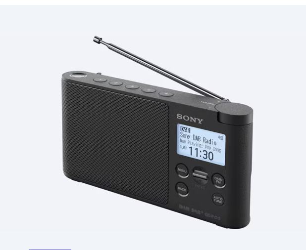 DAB+ Sony XDRS41D prenosni radio, ČRN,N0V FM DAB na baterije ali nap