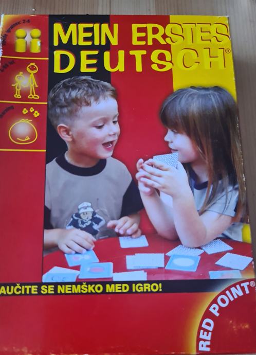družabna igra za učenje nemščine med igro