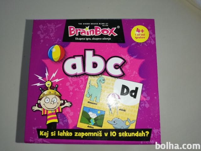 Prodam BRAINBOX družabno igro ABC, 9€