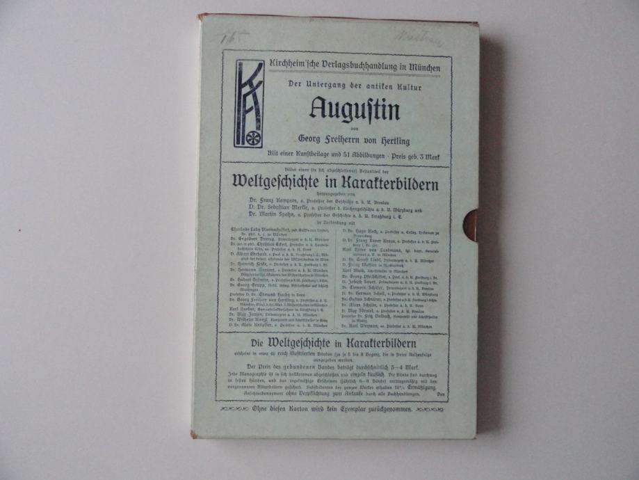 AUGUŠTIN, GEORG FREIHERRN VON HERTLING, 1904