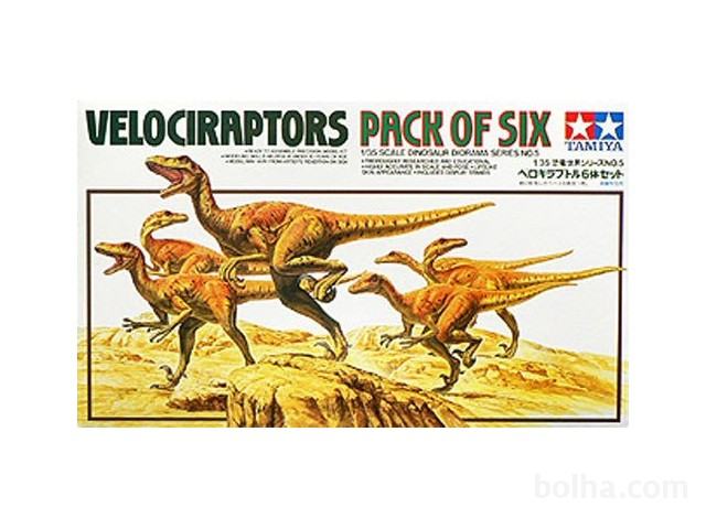 Dino Velociraptors (Pack of Six) Dinosaur Set-6 kom. u setu