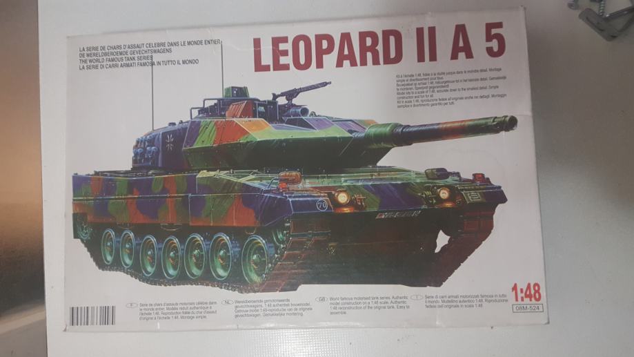 Maketa tank Leopard 2 Oklopnjak 1/48 1:48