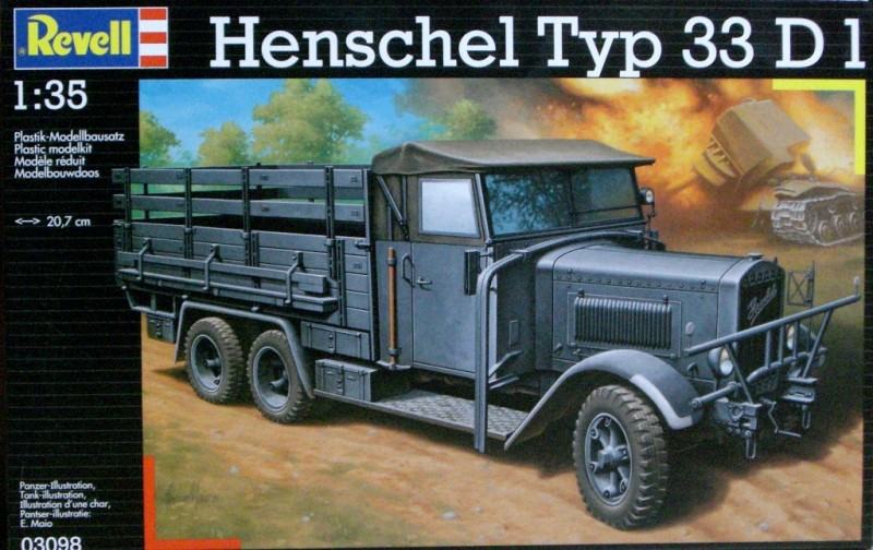 Maketa kamion Henschel Typ 33 D 1/35 1:35