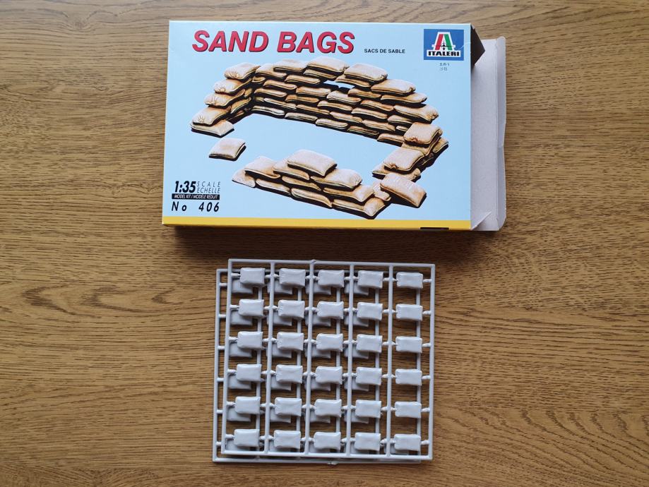 Maketa Sand Bags, Italeri, 1:35