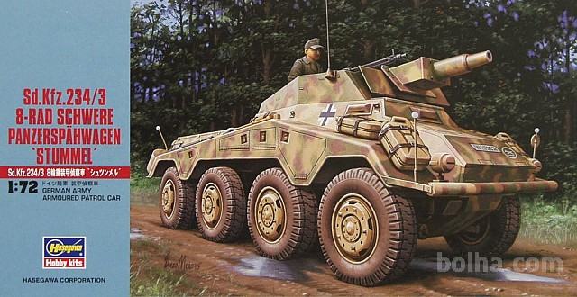 Maketa SD.Kfz.234/3 8-Rad Schwere Panzerspahwage