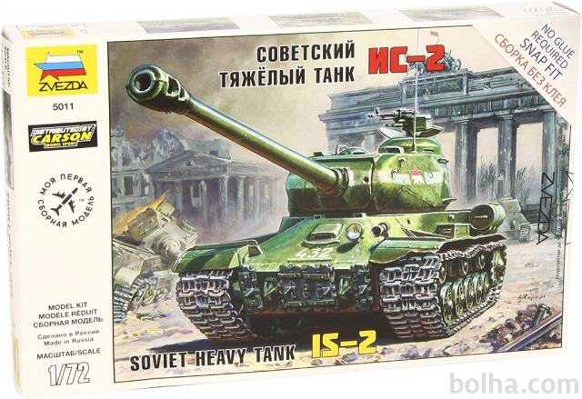 Maketa Soviet Heavy Tank IS-2  1/72 1:72 Oklopnjak Stalin