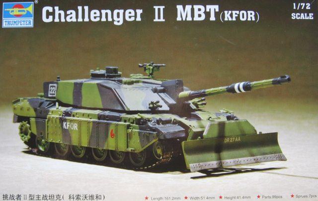 Maketa tank Challenger II KFOR Oklopnjak 1/72 1:72